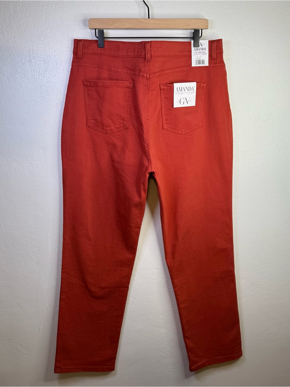 Gloria Vanderbilt Amanda Classic Rise Jeans in Autumn Blaze Women’s Size 18 - Picture 13 of 15